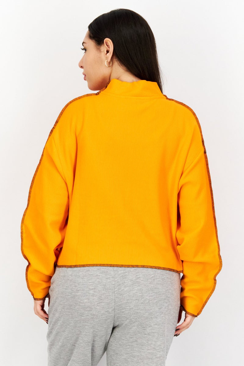 Ellesse Women Sportswear Fit Long Sleeve Training Tops, Orange - Image 3